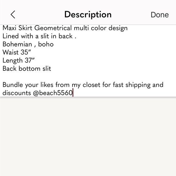 Cato Maxi Bohemian Long Skirt - Picture 9 of 9